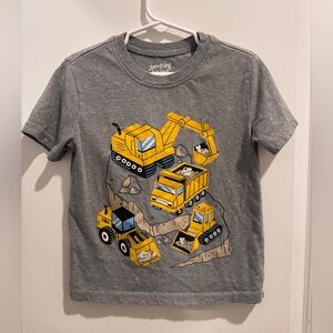 jumping beans Gray Toddler Tee with White Logo